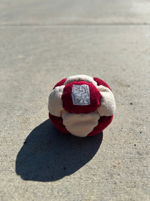 14 Panel Red Vs. Blue Footbag