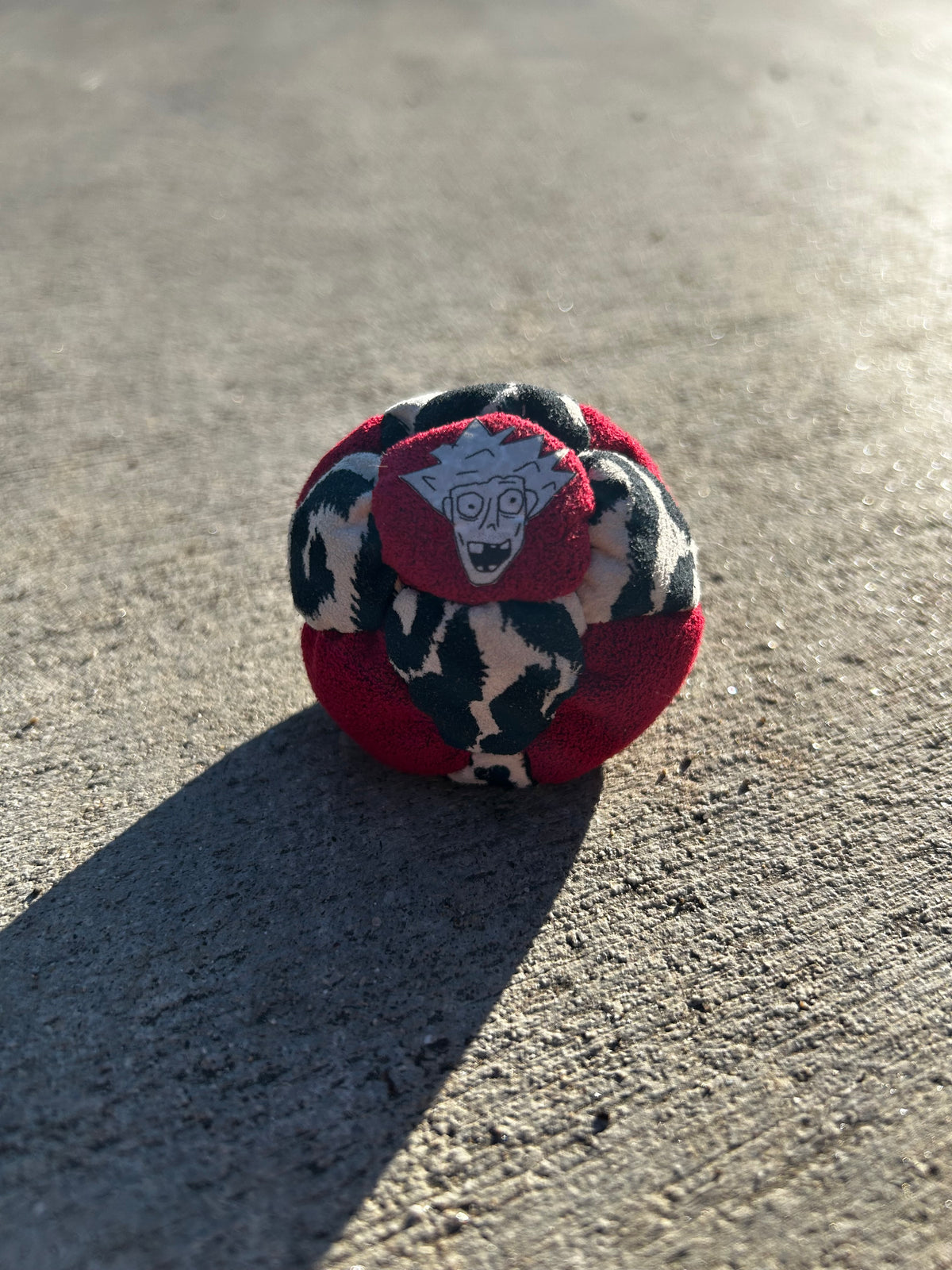 "Snow Leopard" 14 Panel Footbag
