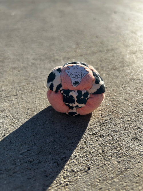 "Snow Leopard" 14 Panel Footbag