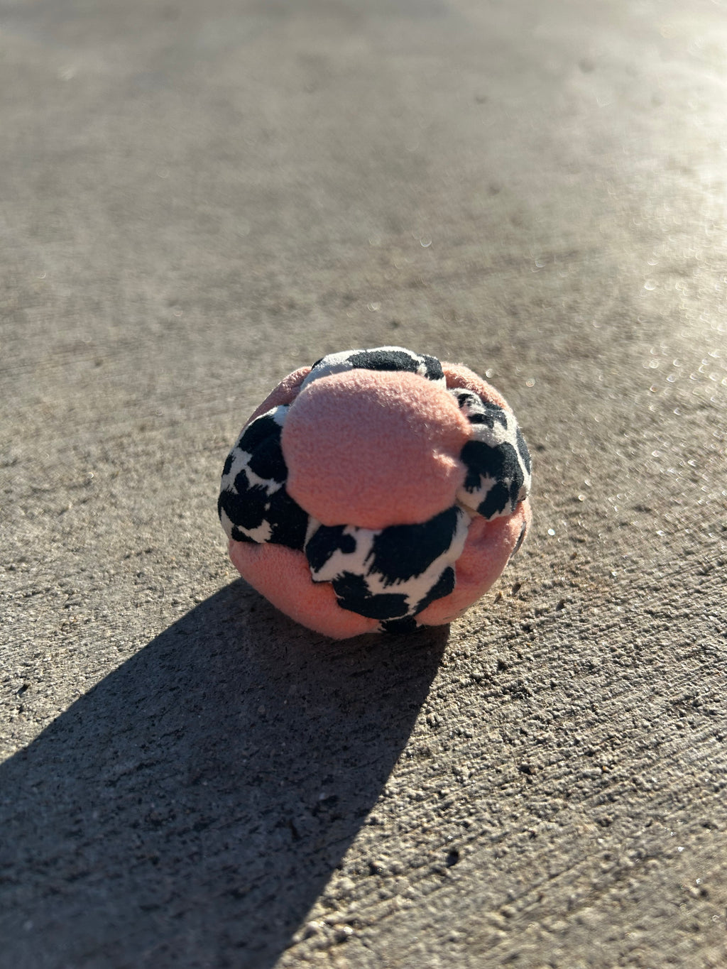 "Snow Leopard" 14 Panel Footbag