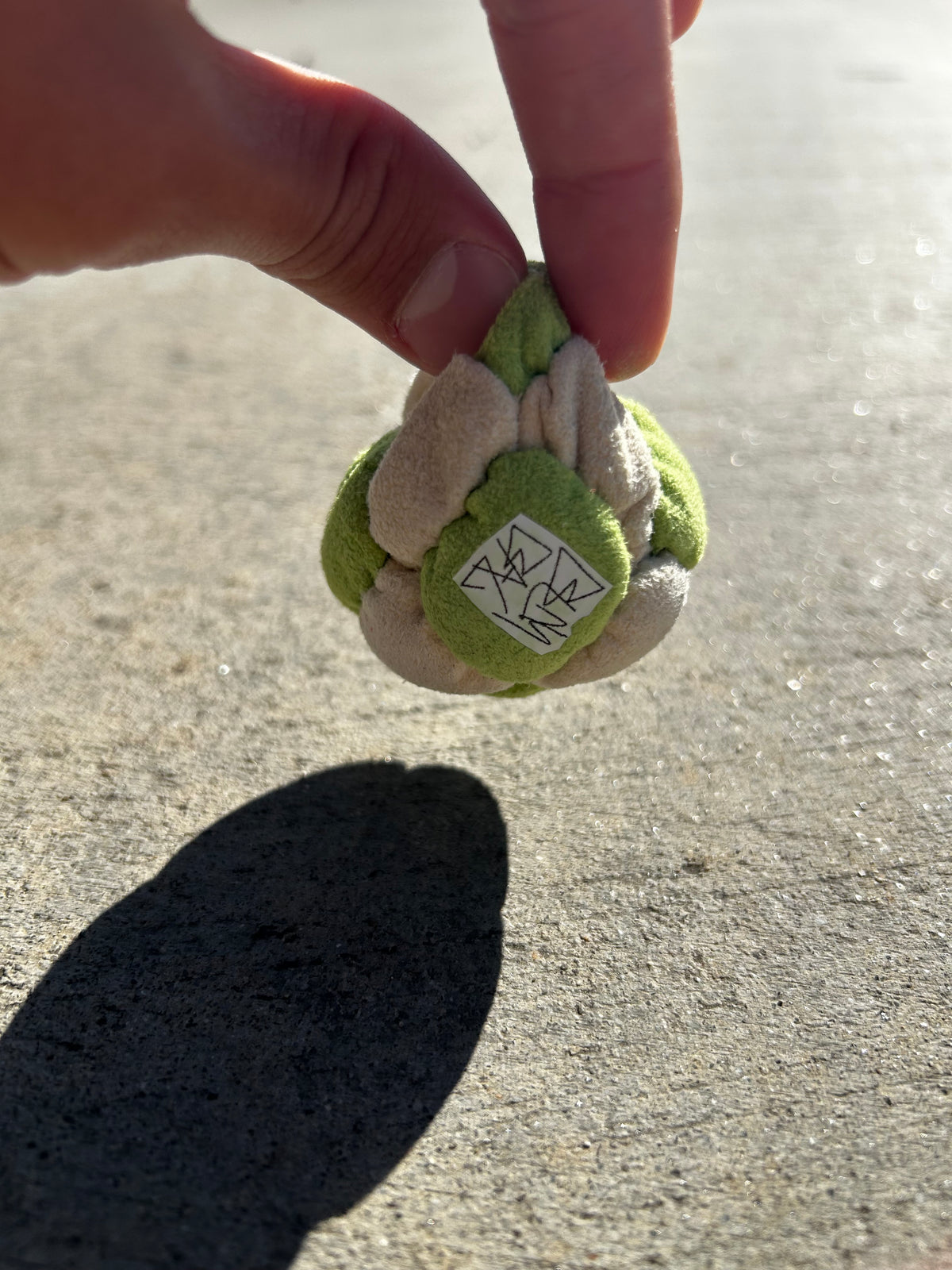 "Key Lime Pie" 14 Panel Footbag