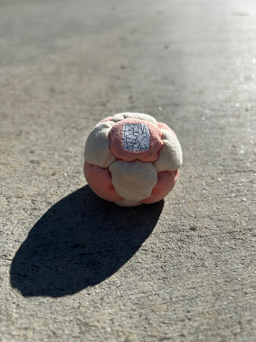 "Pink Lemonade" 14 Panel Footbag