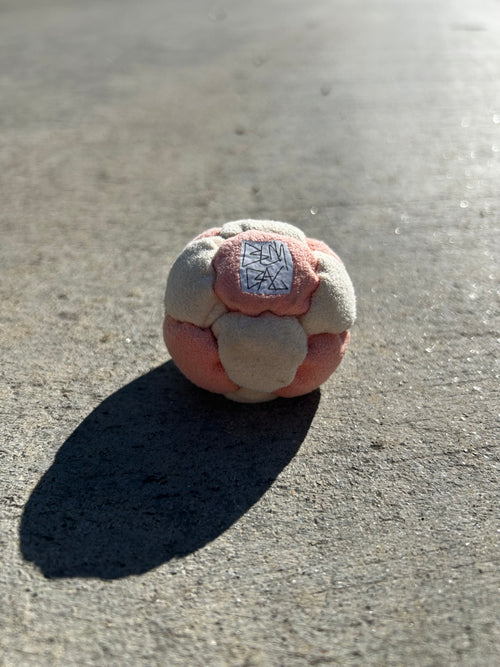 "Pink Lemonade" 14 Panel Footbag